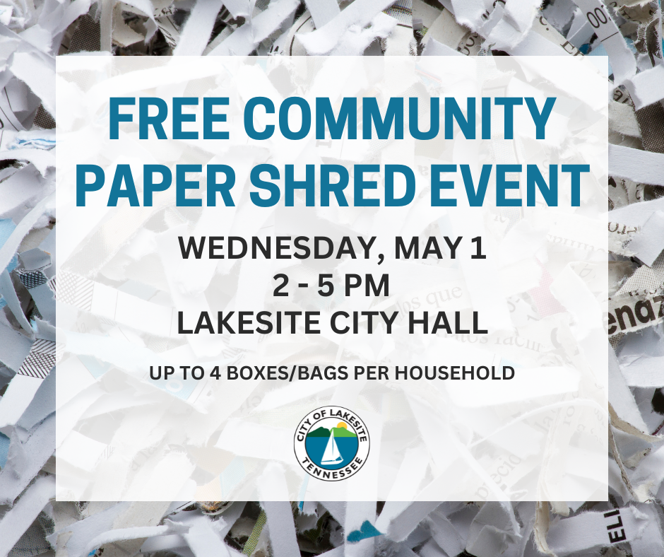 Paper Shred Event Flyer